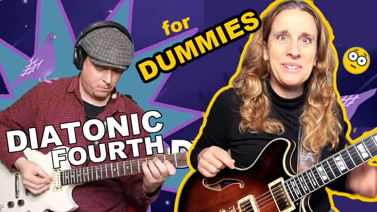 Step by Step 🎸 diatonic fourths 🎸 EXPLAINING Kurt Rosenwinkel