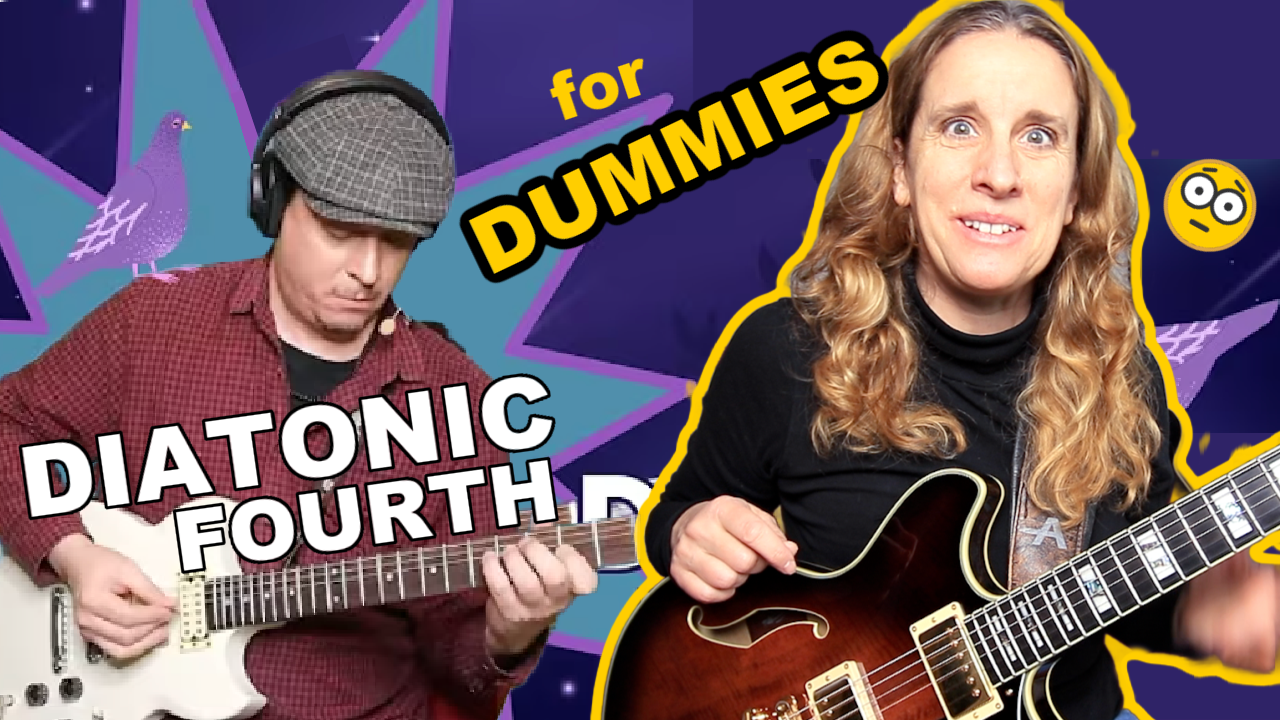 Step by Step  🎸 diatonic fourths 🎸 EXPLAINING Kurt Rosenwinkel