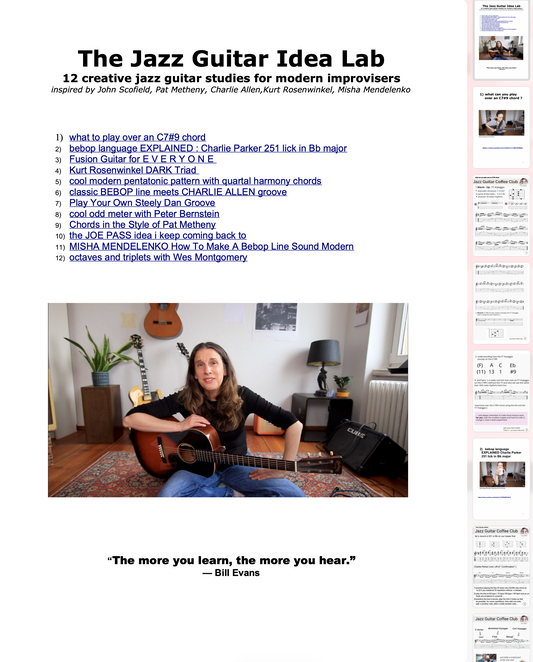 12 Creative Jazz Guitar Studies
