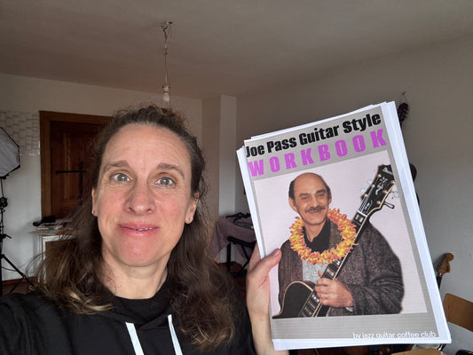 🇩🇪 1 / Jazz Guitar Workbook for Joe Pass Guitar Style ( deutsche Version)