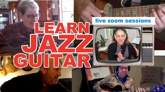 Learn Jazz Guitar 10 Live Zoom Sessions