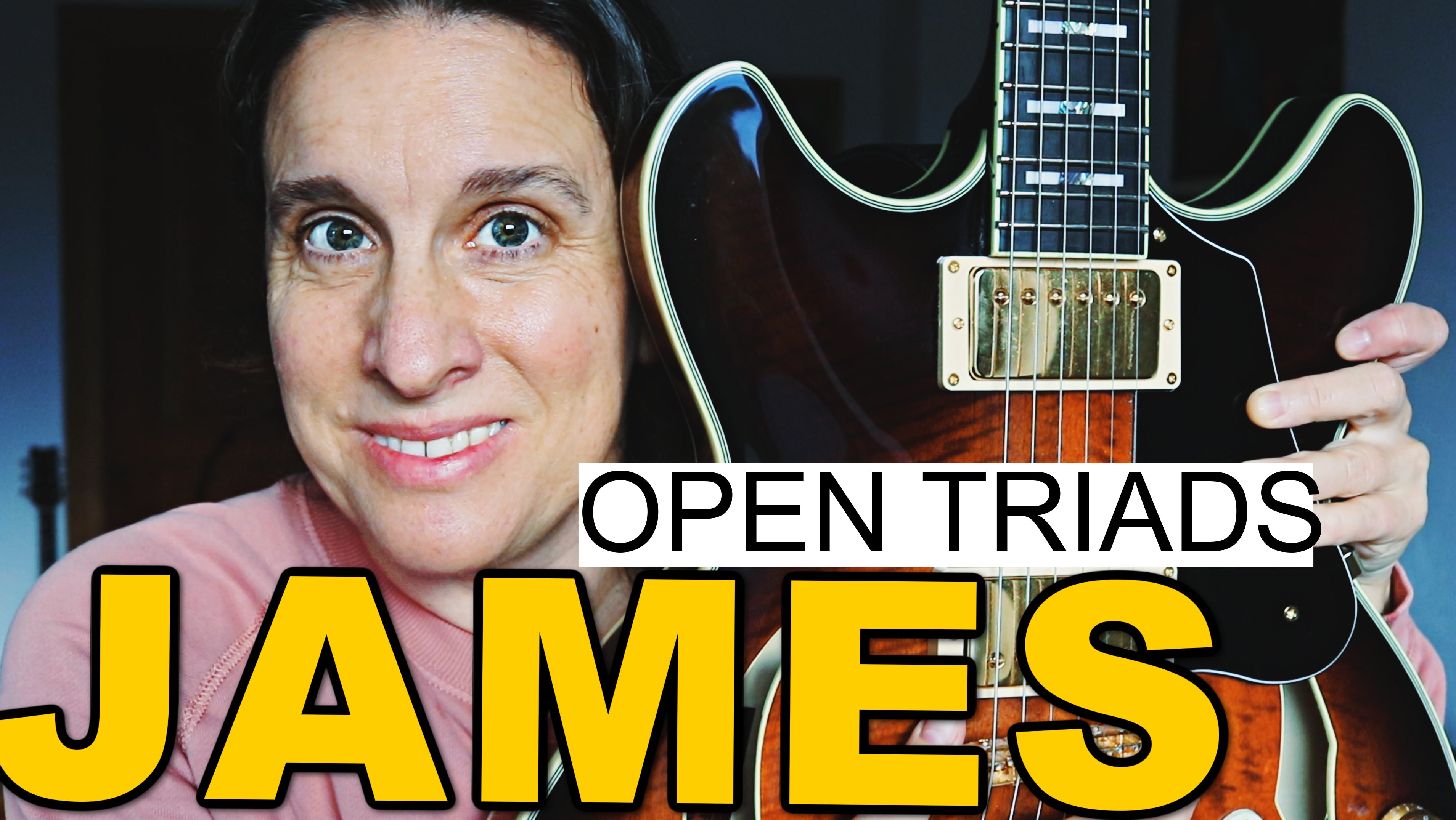 JAMES ( Pat Metheny) - Open Triads/ Analysis B PART – All The Things Guitar