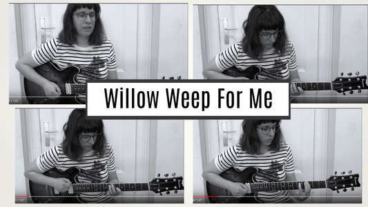 willow weep for me (ann ronell) solo jazz guitar